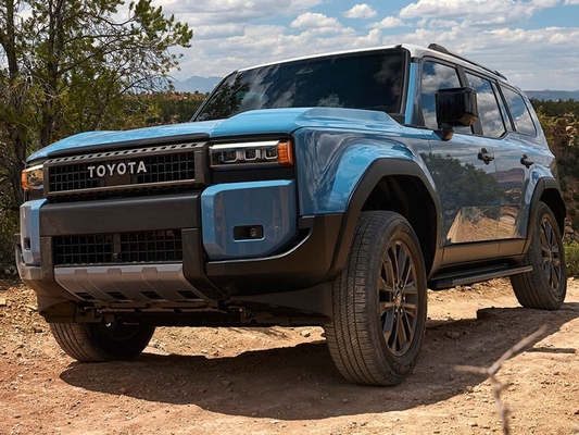 Links oder rechts fahren Sauber Gebraucht Toyota Land Cruiser Prado Matte Black Edition mit ESC