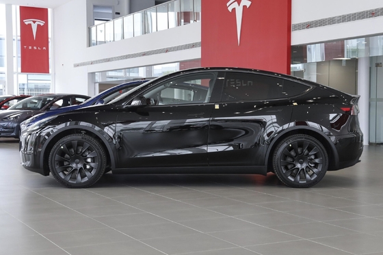 Elektrische Parkbremse Tesla Modell Y Gebrauchtenergie Elektroauto mit Vorder 4 Rücken 4 Radar