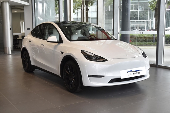 Elektrische Parkbremse Tesla Modell Y Gebrauchtenergie Elektroauto mit Vorder 4 Rücken 4 Radar