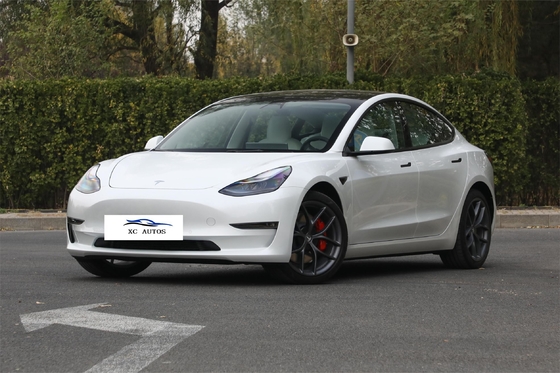8 Monate alt Tesla Model 3 Gebrauchtenergie Elektroauto mit Vorder 4 Rücken 4 Radar