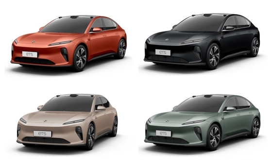 2023 Jahr Nio Et5t Multi-Link Frontfederung Gebrauchtwagen mit Big Space Energy EV Auto