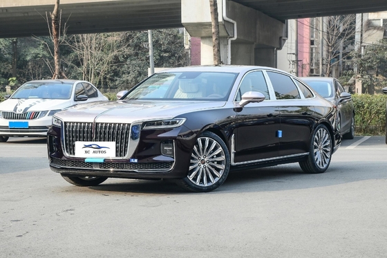 Luxus-Hongqi H9 2022 2,0 t Elektroauto mit Front 4 Rücken 4 Radar 4988*1875*1470mm